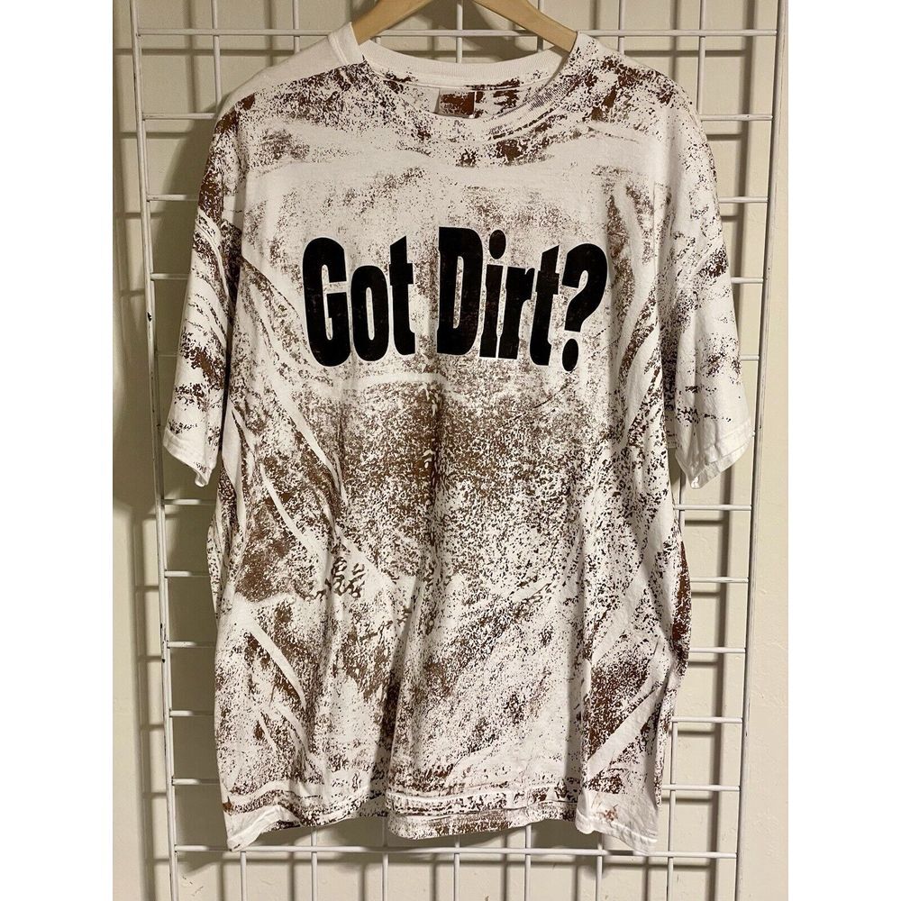 Vintage Got Dirt Eldora Speedway T Shirt Mens XL Track Racing AOP Graphic‎ Tee
